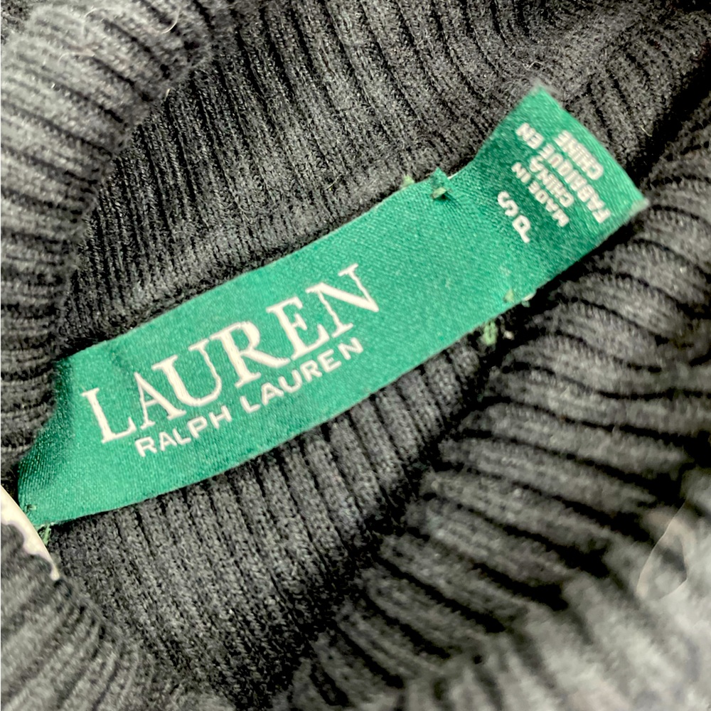 Black Ralph Lauren Turtle Neck